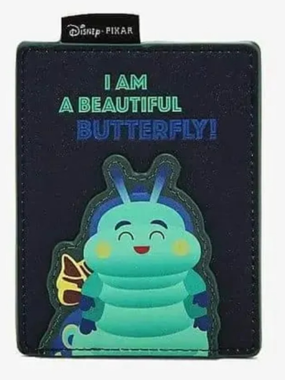 LOUNGEFLY DISNEY Pixar A Bug's Life Heimlich Butterfly Cardholder ID Wallet NEW